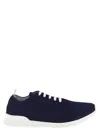 Kiton Fits Sneakers Round Toe Knit Upper In Blue