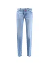 Kiton Five-pocket Jeans In Blue