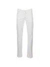 Kiton Five-pocket Jeans In White