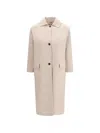 Kiton Flap-pocket Coat In Neutral