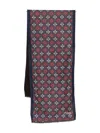 Kiton Floral-pattern Scarf In Red