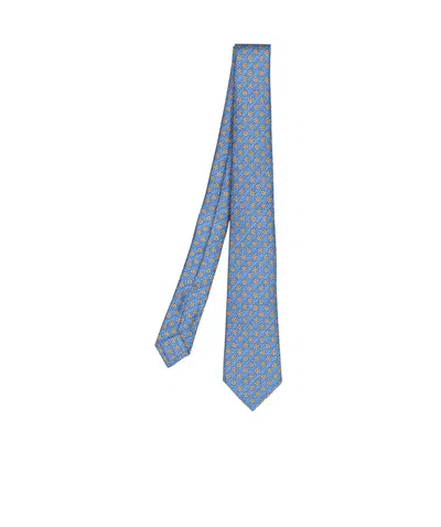 KITON FLORAL-PRINT TIE