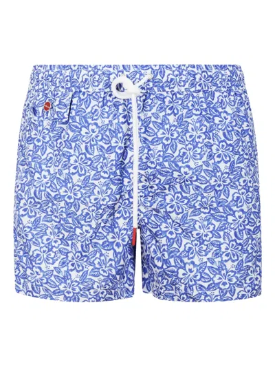 KITON FLORAL SWIM SHORTS