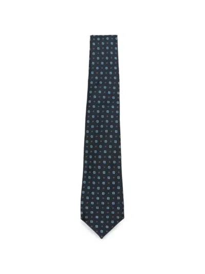 Kiton Floral-pattern Tie In Multi