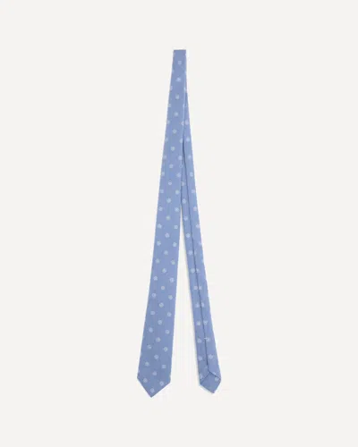 KITON FLOWER PATTERNED TIE