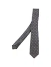 Kiton Geometric-pattern Jacquard Tie In Black
