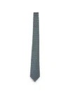 Kiton Geometric-pattern Seven-fold Tie In Pink
