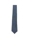Kiton Geometric-pattern Silk Tie In Pattern