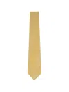 Kiton Geometric-pattern Silk Tie In White