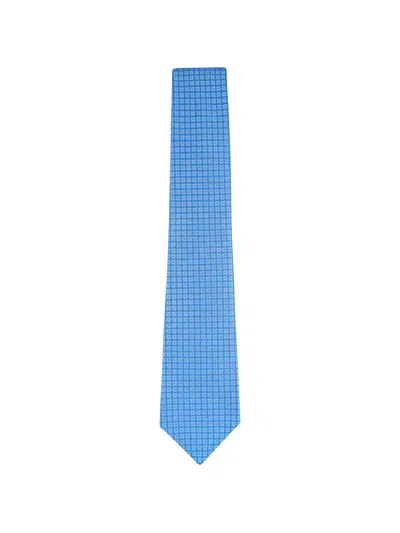 Kiton Geometric-pattern Silk Tie In Yellow
