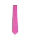 Kiton Geometric-pattern Silk Tie In Yellow