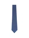 Kiton Geometric-pattern Tie In Blue