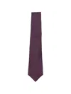 Kiton Geometric-pattern Tie In Metallic