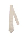 Kiton Geometric-pattern Tie In Gray
