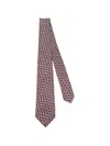 Kiton Geometric-pattern Tie In Multi