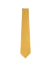 Kiton Geometric-pattern Tie In Yellow