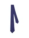 Kiton Geometric-patterned Tie In Blue