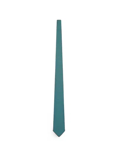 KITON GEOMETRIC-PRINT SILK TIE
