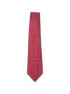 Kiton Geometric-print Silk Tie In Multi