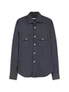 Kiton 포켓 셔츠 In Gray