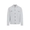 Kiton Stylish Jacket Featuring Chest Pockets And Long Sleeves In Gray