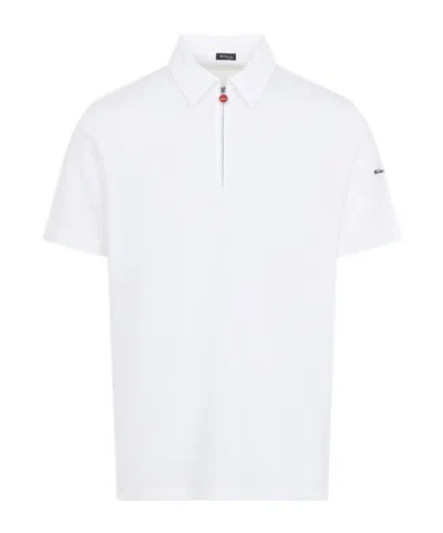 Kiton Short-sleeved Polo Shirt In White