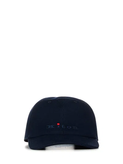 Kiton Hat In Blue