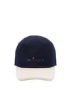 Kiton Logo-embroidered Baseball Cap In Blue