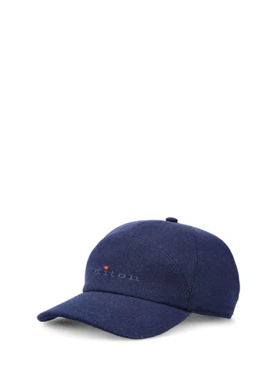 Kiton Hats In Blue