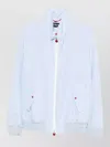 Kiton High Collar Jacket Snap Buttons In White