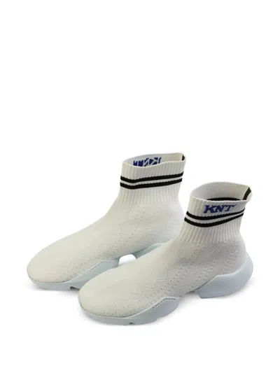 Kiton High-top Sneakers In White