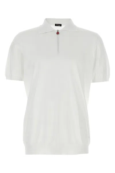 KITON KITON HONEYCOMB POLO SHIRT