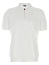 Kiton Textured Polo Shirt With Collar And Short Sleeves In White