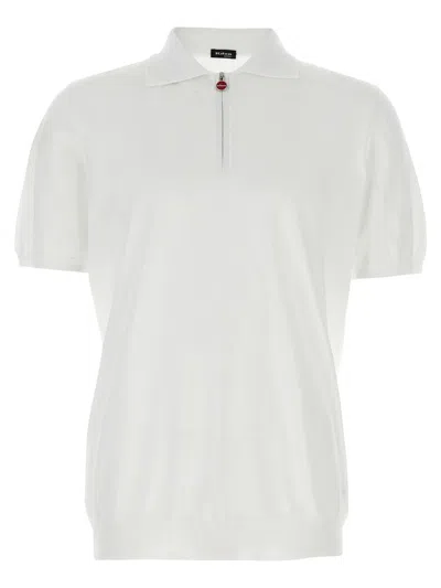 KITON KITON HONEYCOMB POLO SHIRT