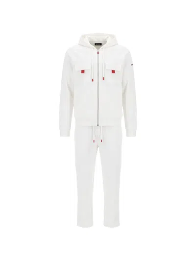 Kiton Hooded Track Suit In White