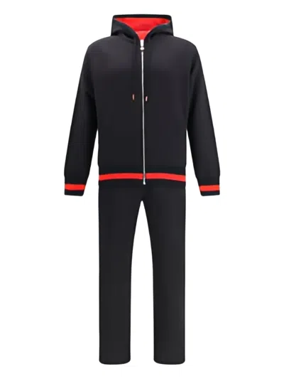 KITON HOODED ZIP-UP TRACKSUIT
