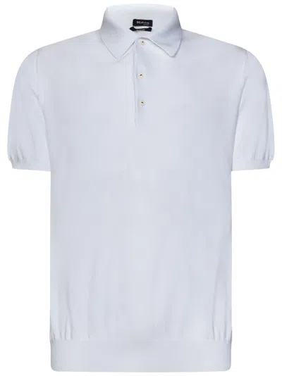 Kiton Icon Polo Shirt In Bianco