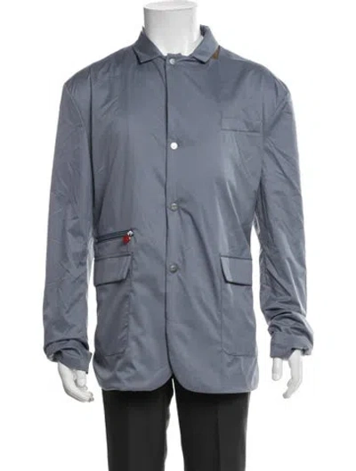 Pre-owned Kiton Jacket In Blue