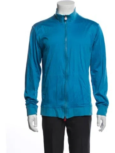 Pre-owned Kiton Jacket In Blue