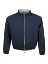 Kiton Jackets In Blue
