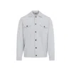 Kiton Stylish Jacket Featuring Chest Pockets And Long Sleeves In Gray