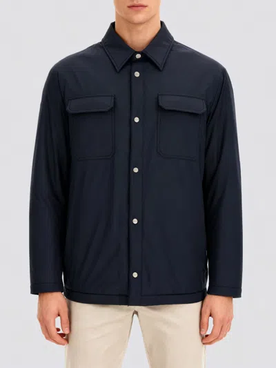 Kiton Jacket  Men Color Blue
