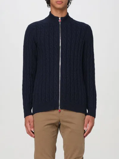 Kiton Jacket  Men Color Blue In Blau