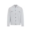 Kiton Stylish Jacket Featuring Chest Pockets And Long Sleeves In Gray