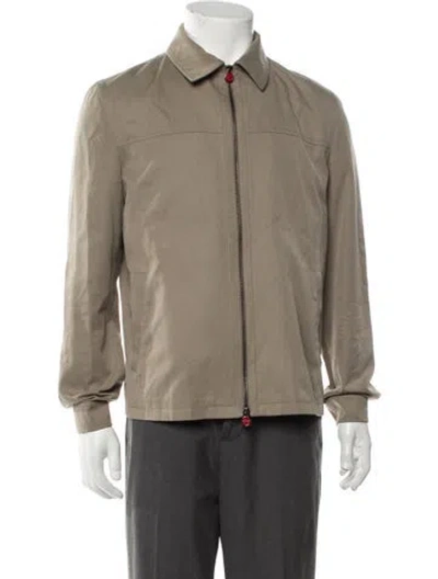 Pre-owned Kiton Jacket In Neutrals