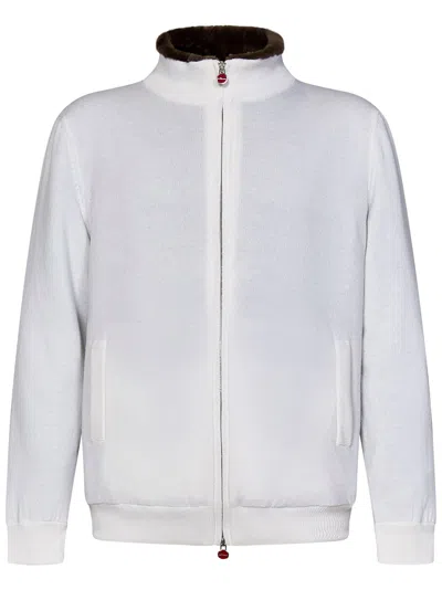 Kiton Jacket In White