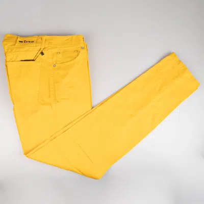 Pre-owned Kiton Jeans Cotton Ea Size 33 Us 49 Eu 45 In Yellow