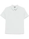 Kiton Jersey Polo Top In Blue