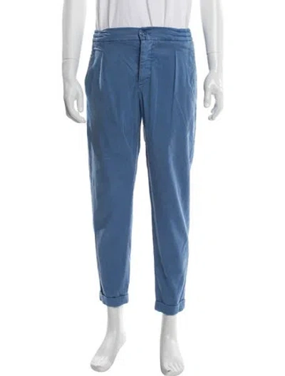 Pre-owned Kiton Joggers In Blue