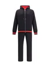 Kiton Logo-embroidered Hooded Tracksuit In Multi